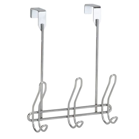 Simplify 6 Hook Compact Over the Door Hooks in Chrome 4325